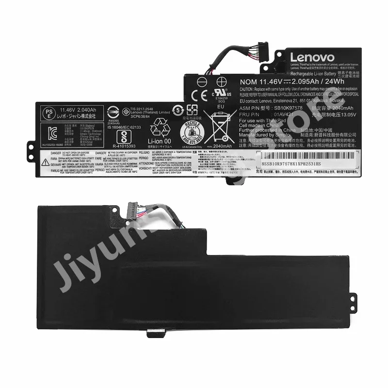 Lenovo Thinkpad A475 A485 T470 T480 TP25 Original Laptop Battery 01AV489 01AV419 01AV420 01AV421 SB10K97576 SB10K97577