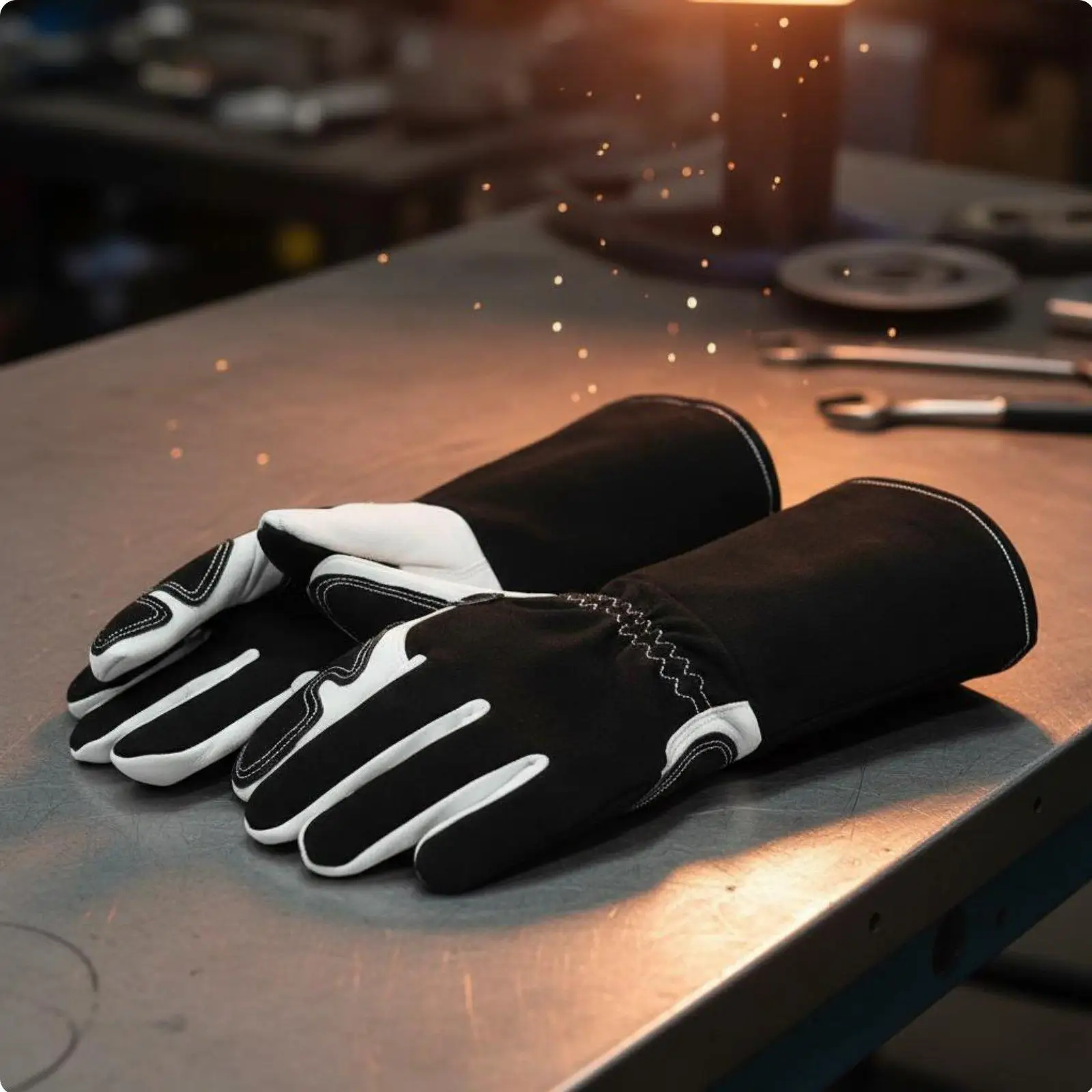 tig-金属加工用手袋-ケブラー耐火糸-メカニック用保護具