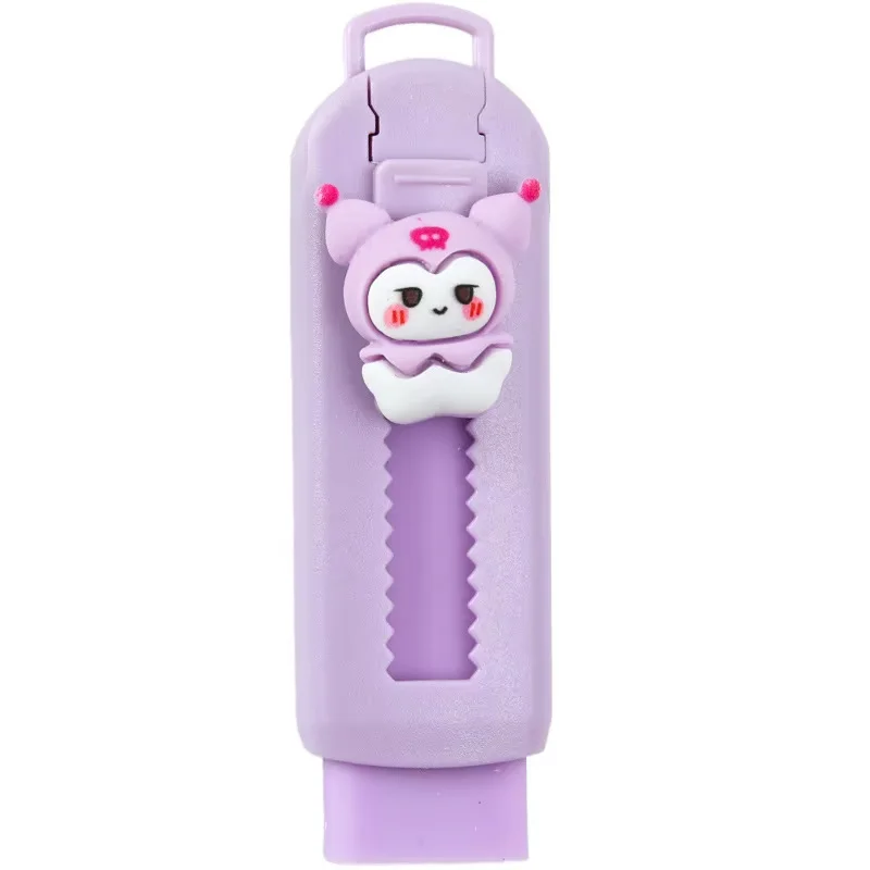 

1Pcs Cute Anime Push-Pull Eraser Retractable Stationery Kawaii Cartoon Hb Pencil Erasers for Student Reward Gifts Kids Toys