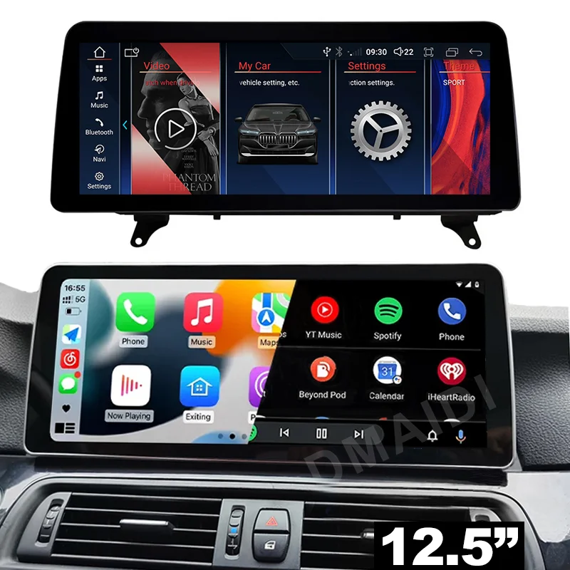 

Android 13 GPS Navigation For BMW X5 X6 E70 E71 Wireless Android Auto Apple Carplay Car Multimedia Video Player Stereo Screen