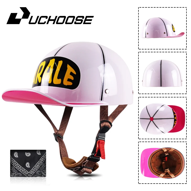 2024 Open Face  Adult Summer Retro Bicycles Vintage Half Helmet Baseball Cap Helmets Children Riding Motocross Men Women Kid