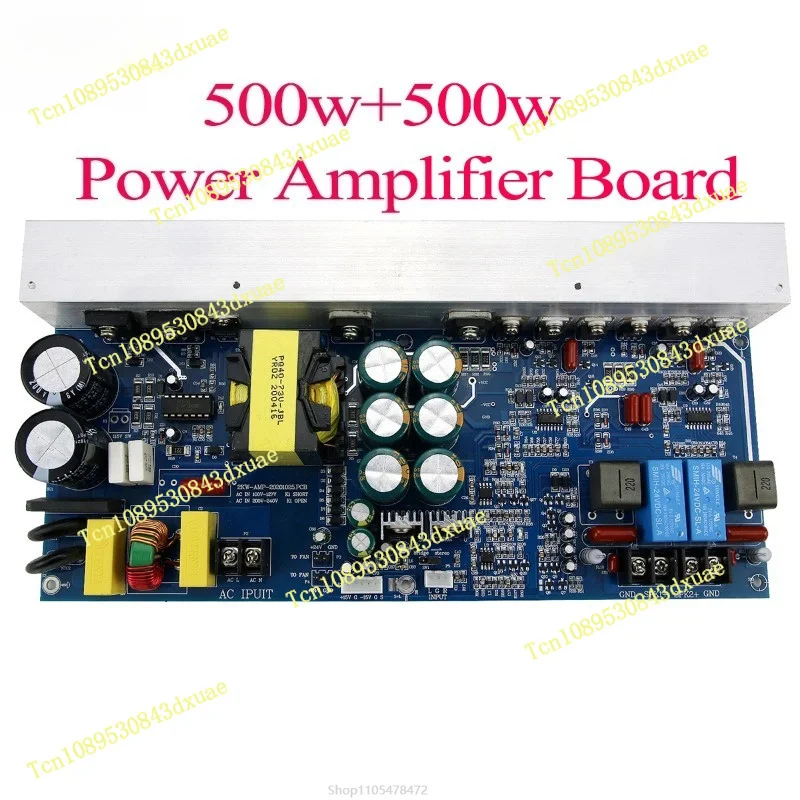 forBAHOD 1000W Digital Amplifier Board Stereo 2 Channel Power Amp Board 500W+500W with Switching Power Supply