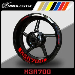 AnoleStix Reflective Motorcycle Wheel Sticker Hub Decal Rim Stripe Tape For YAMAHA XSR900 XSR 900