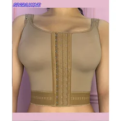 Fajas Colombiana-Soutien-gorge amincissant à haute compression pour femmes, soutien-gorge saillant avec crochet, correcteur de posture, vêtements saillants, beauté du corps, nouveau