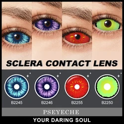 PSEYECHE Color Contact Lenses Halloween Beautiful Eye Cosmetic 1pair Cosplay Contact Lens Multicolored Art lens (Dia:22mm)