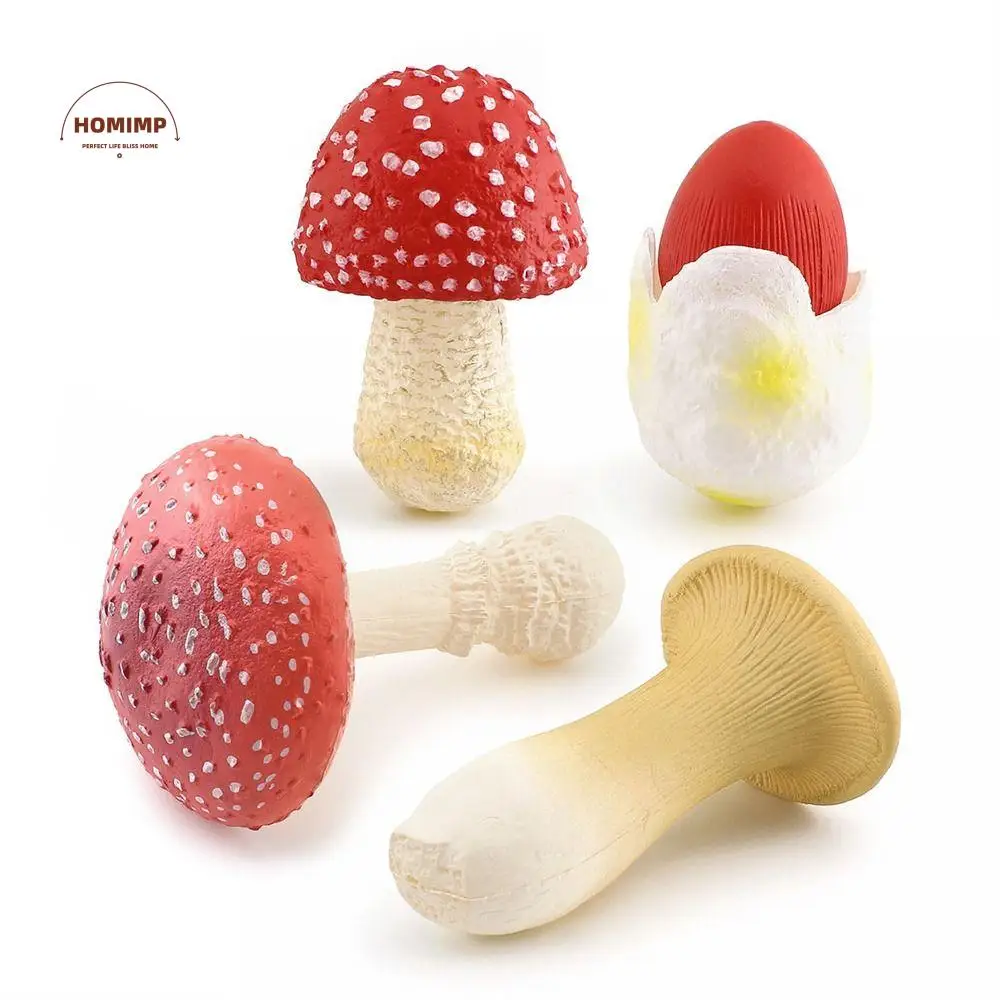 

Vegetable Model Fungus Figurines Landscape Miniatures Artificial Simulation Mushroom Matsutake Oyste Pleurotus Fungus Model