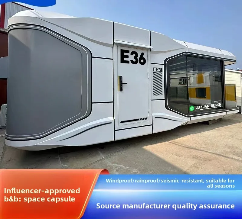 Space capsule mobile room B & B outdoor apple warehouse scenic container shop hotel sun room can be customized