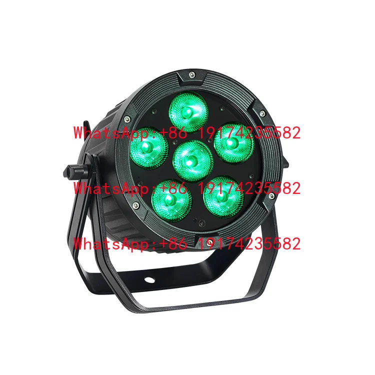 6X15W Rgbwa Uv 6In1 Ip65 Waterproof Wireless Battery Led Par Light For Outdoor Projects
