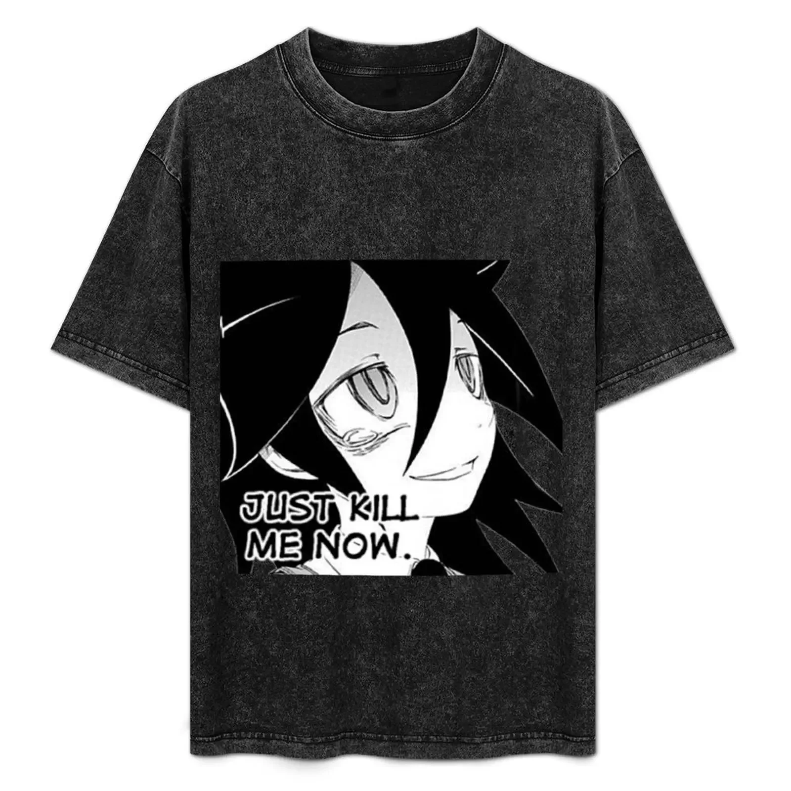 

Yomoko Kuroki Just End Me Now 2 T-Shirt vintage croswit shirt man topping anime t shirts tee shirts for men