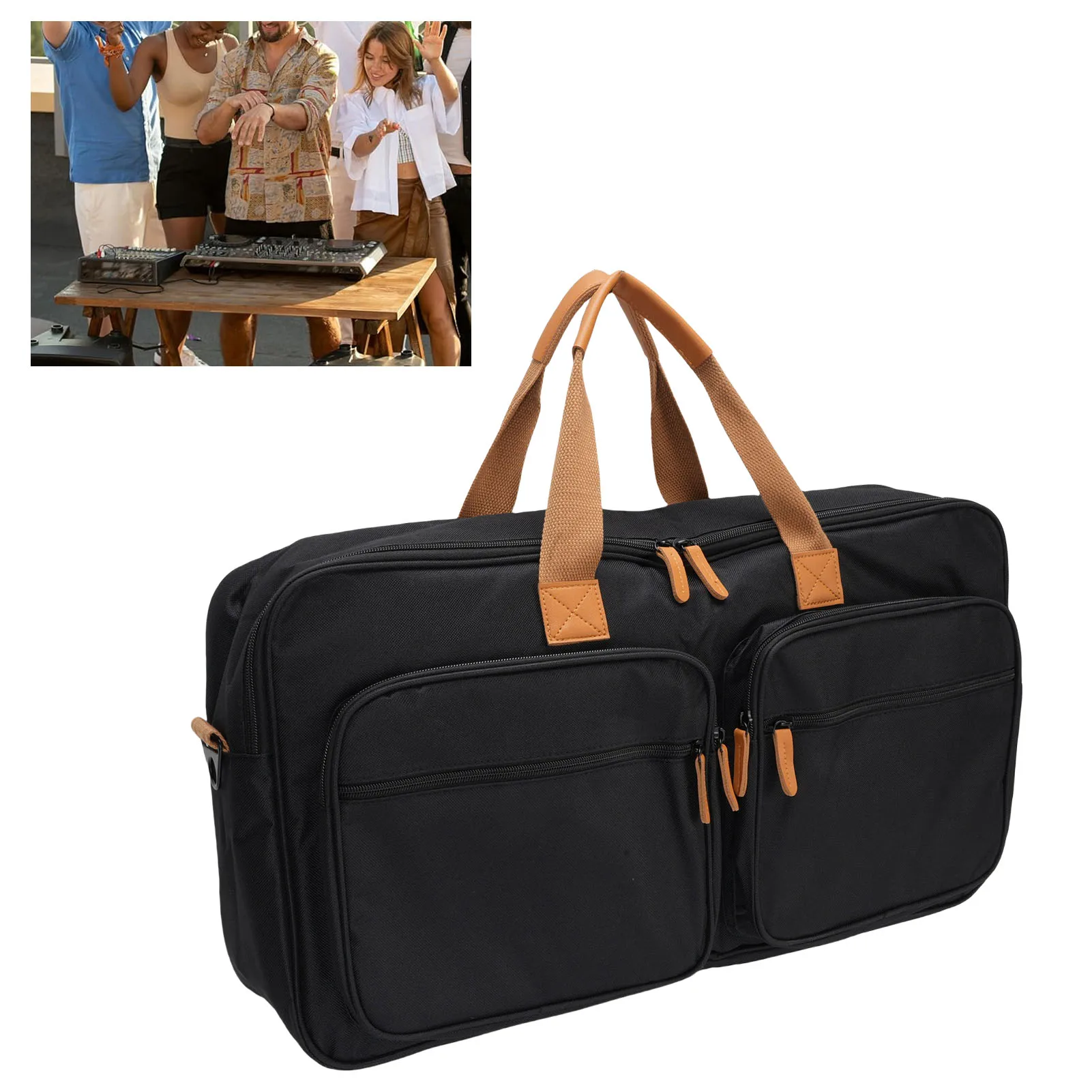 Borsa per controller DJ 22x7x11,5 pollici per controller DDJ FLX4 SB3 SB2 400 RB con tracolla Custodia in tela