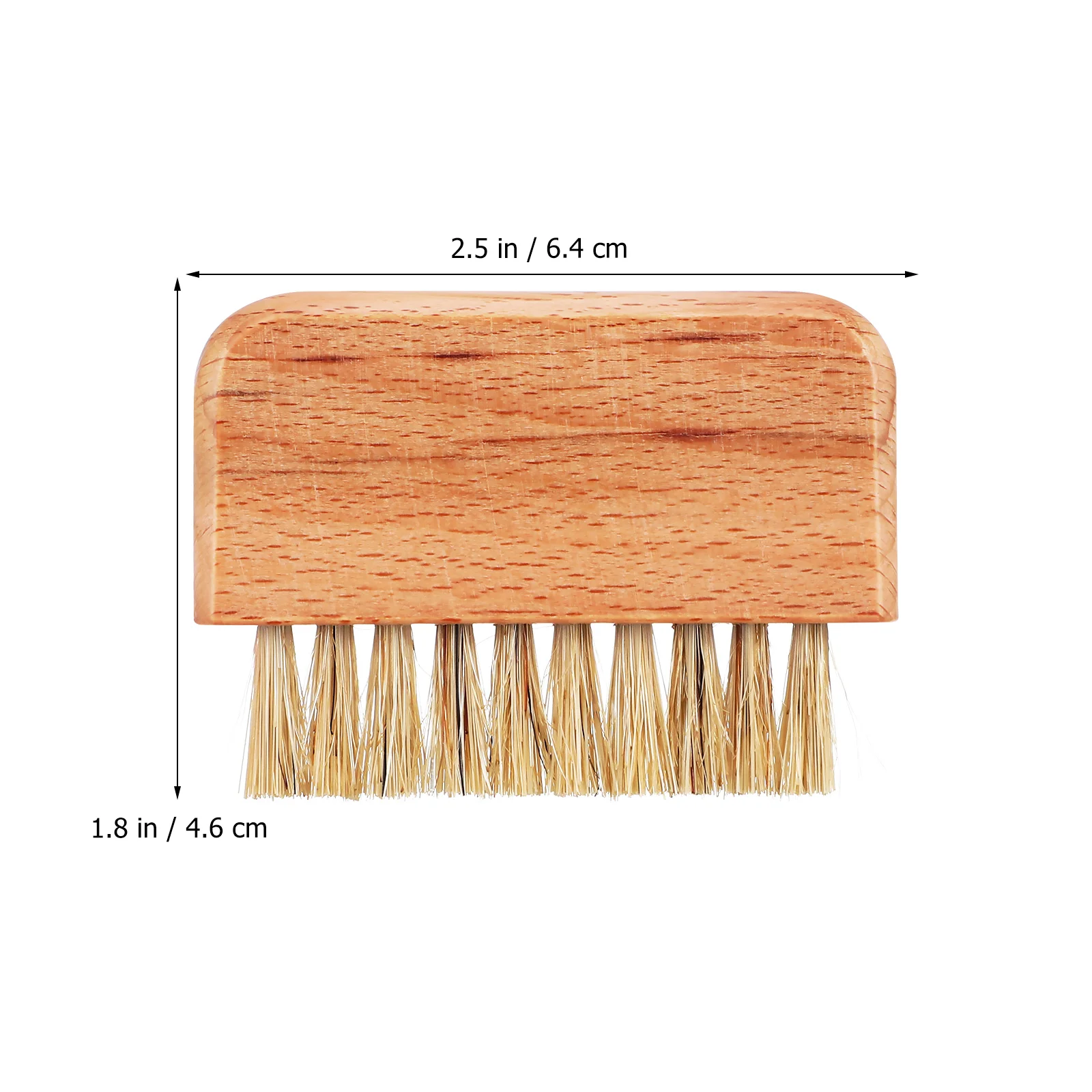 Wooden Nail Brush (yellow Pig Hair) Scrub Cleaner Fingernail for Men Brushes Cleaning Gel to Nails Beetle Scrubber