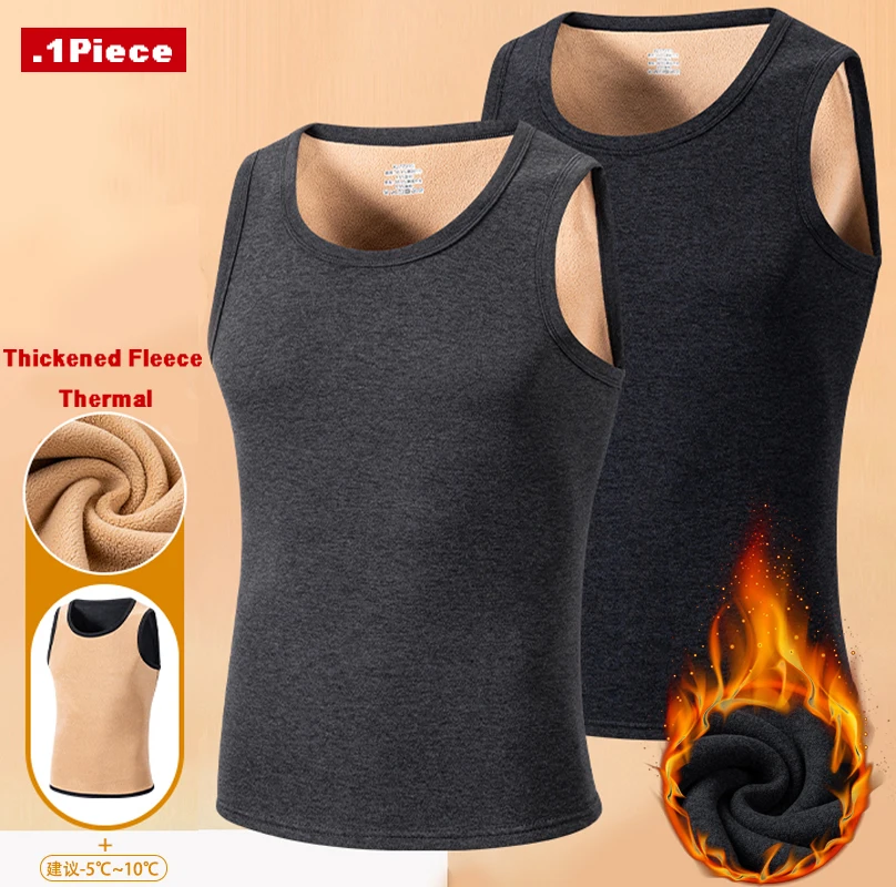 Taille 8XL 7XL 6XL hommes sous-vêtements d'hiver épaissi polaire thermique chaleur gilet couche de Base haut doux maison thermique gilet mâle veste