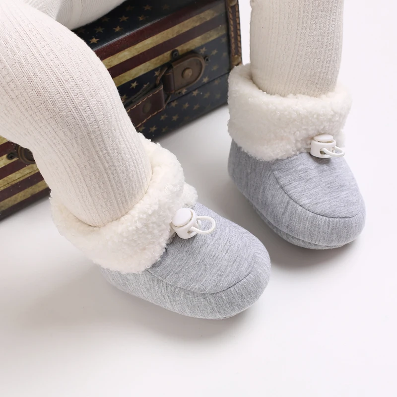 Winter Neugeborenen Baby Baumwolle Booties Nicht-Slip Sohle Kleinkind Jungen Mädchen Erste Wanderer Infant Warme Schnee Stiefel 0-18Months ﻿ – Detail 35