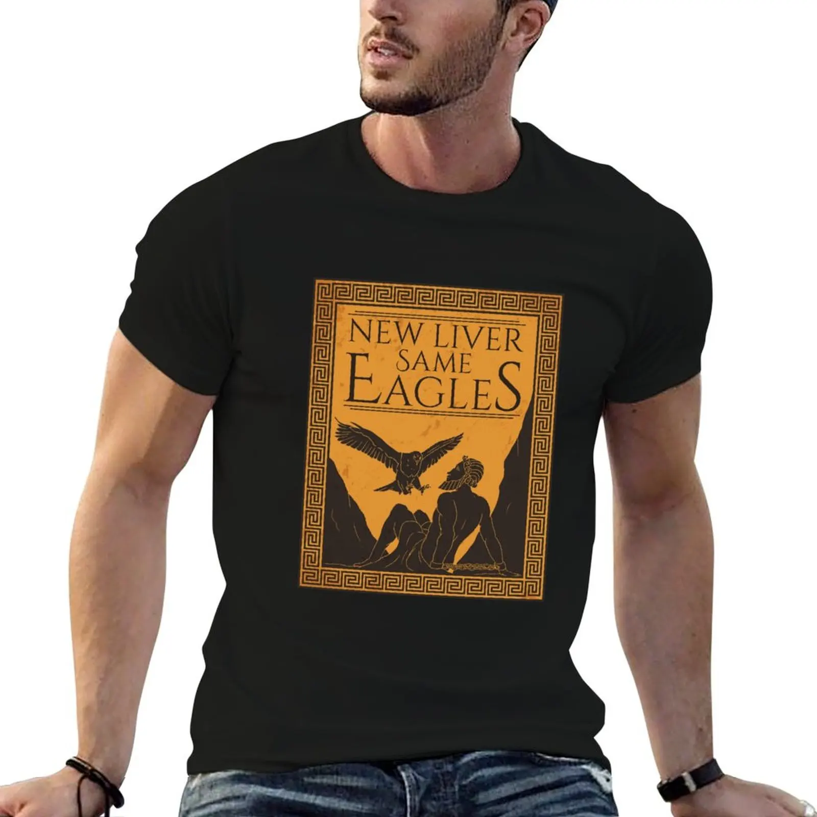Camiseta con estampado de la mitología