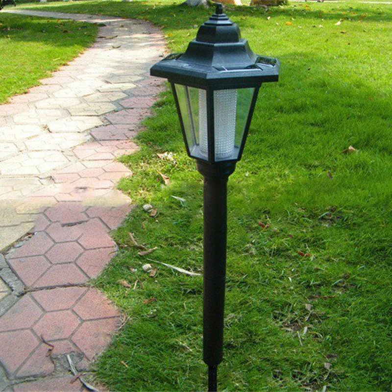 Outdoor Lighting Garden Spotlight Stand Led Lawn Auto Outdoor Garden Solar Power Path Cited Light Landscape Lamp Post Lawn A