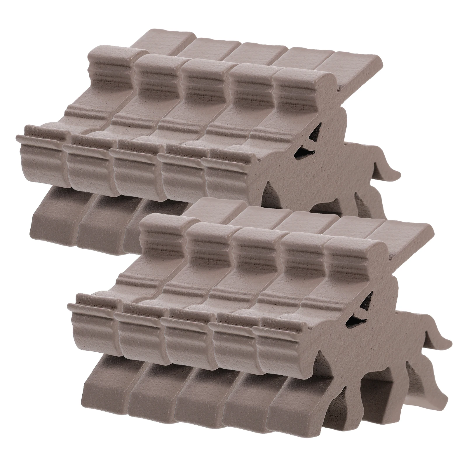 

10pcs Wood Chess Pieces Replacement Chessboard Accessories Lightweight Compact Tokens Burr Free Design Board