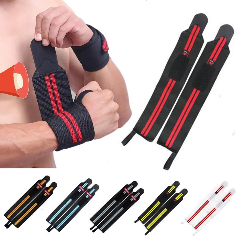 4 Pcs Basketball Training Pressurize Wrist Band Support Weight Lifting Gloves Bar Grip Barbell Straps Wraps Hand Protection