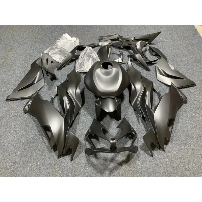 

a/New ABS Motorcycle Fairings Kit Fit For Kawasaki ZX6R ZX-6R 636 2019 2020 2021 2022 Bodywork Shell Custom Black Matte