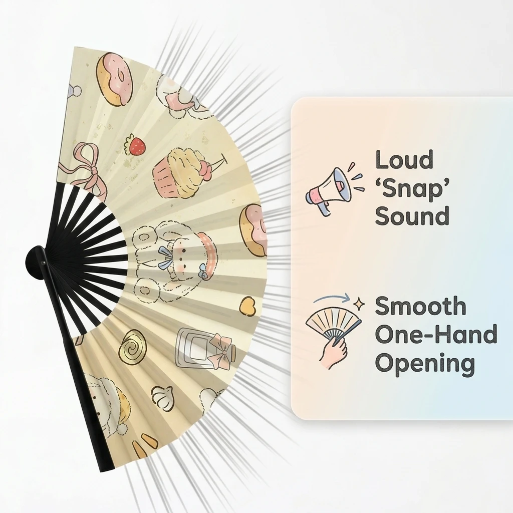 

Cute "Ins" style fan, a great item for cooling off in summer outdoors. Lightweight and easy to carry, made of durable material.