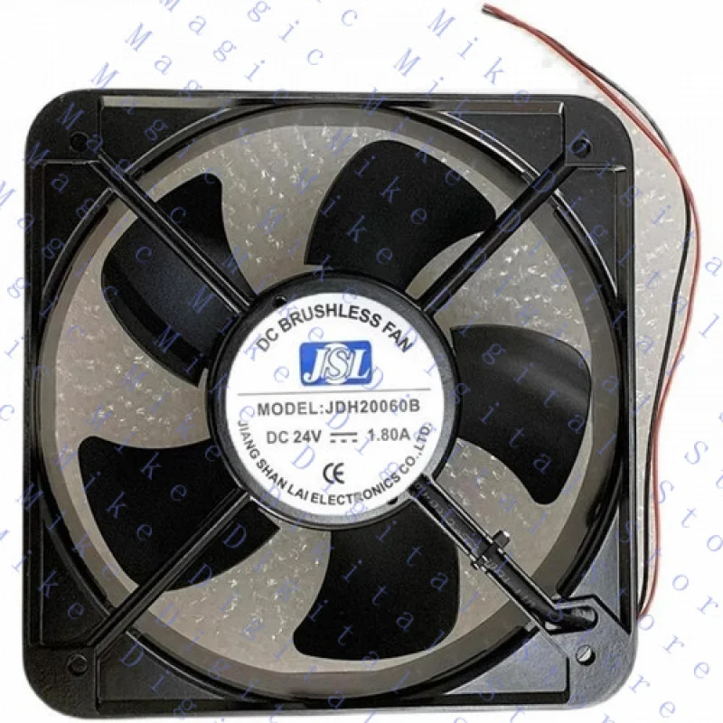 UU ل JSL JDH20060B 20060 DC24V 1.80A 20 سنتيمتر مروحة تبريد تدفق الهواء الكبيرة