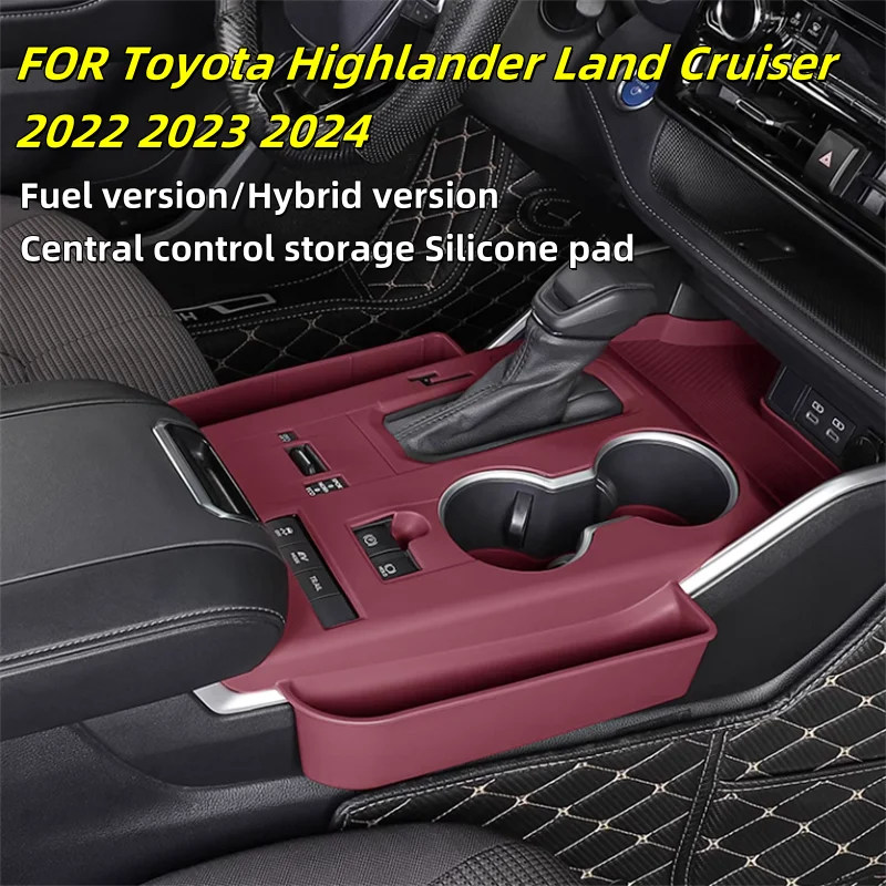 

FOR Toyota Highlander Land Cruiser 2022 2023 2024 Interior Accessories Side Gear Shift Box Container Storage Box