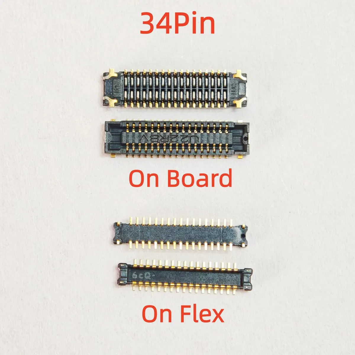 10-20pcs For Samsung Galaxy A30S A20 A10 M10 Plug On Board 34 pin LCD Display Screen Flex FPC Connector