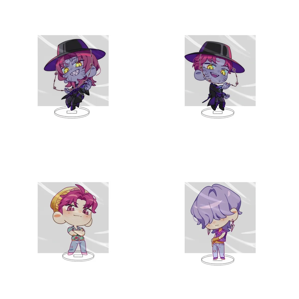 

Kpop Demon Hunters Huntrix Saja Acrylic Stand Ornaments Rumi Zoey Mira Decorations cosplay Accessories Goods Christmas Gifts