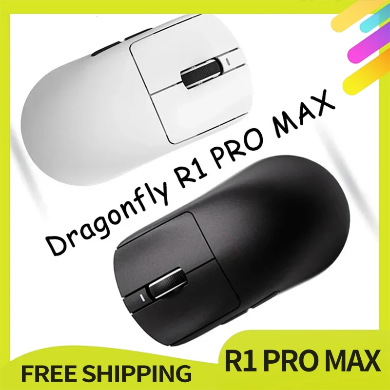 

Игровая мышь Vgn Vxe Dragonfly R1 Pro Max, Bluetooth-мышь, перезаряжаемая геймерская Paw3395, легкая эргономичная беспроводная мышь для киберспорта