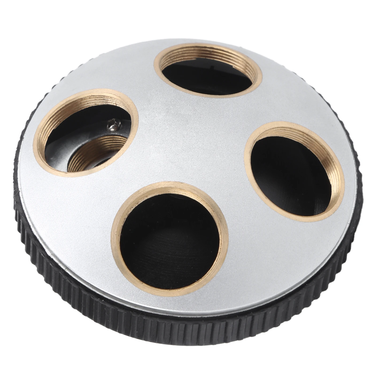 مجهر محول ذو 4 فتحات عدسة موضوعية محول عدسة الأنف الدوار مع واجهة RMS مجهر الأنف الدوار