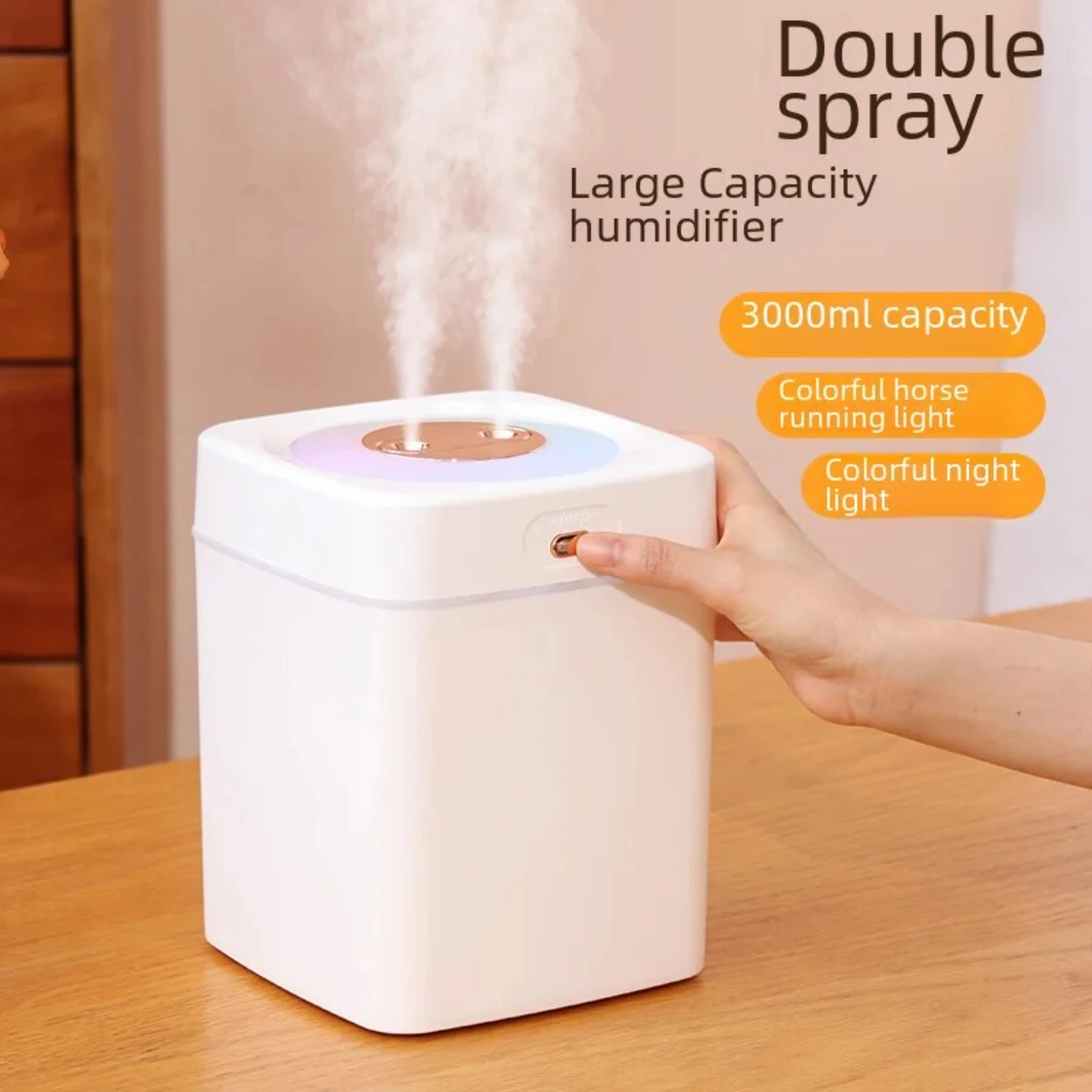 Humidificateur d'aromathérapie de bureau de grande capacité, efficace, choix douteux et injuste pour la maison et le bureau Vaporisateur Functi pour touristes