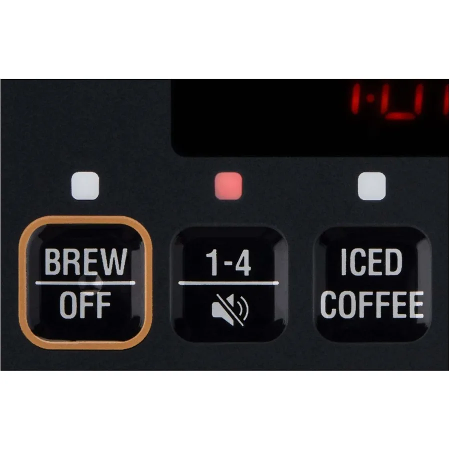 Cafetera programable Dome Brew con elaboración microcomputada para uso doméstico y de oficina Diseño negro inoxidable Tempe preciso