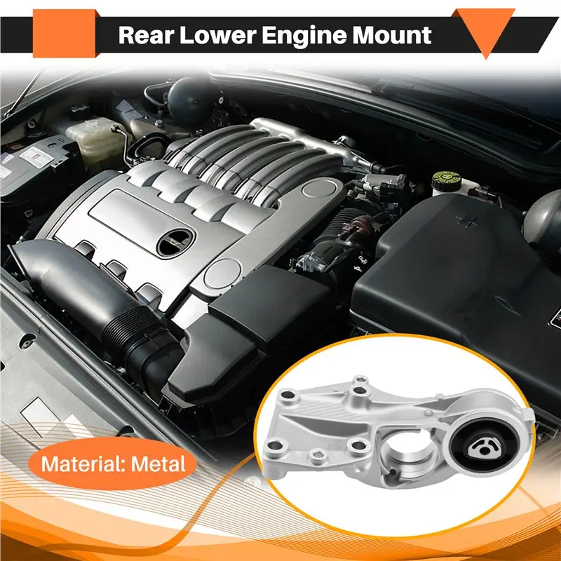 Aluminum Alloy Rear Lower Engine Mount Support 1807Z0 1807L4 For Citroen C2 For 206 207 307 308 1.4 1.6 MT Engines