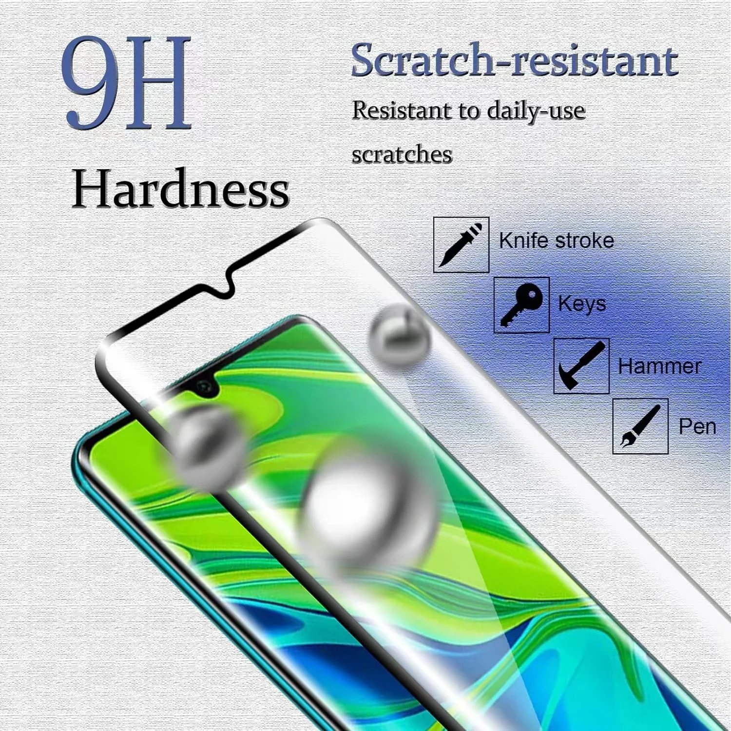 6IN1 For Xiaomi Mi 10 Glass Mi - Curved Edge Screen review and price
