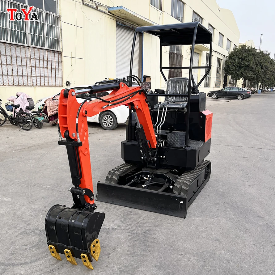 Small earthmoving tools to be equipped excavator with boom swing diesel engine mini digger bagger small tractor customized