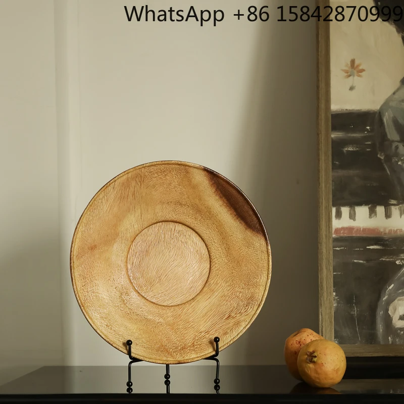 

North American walnut medieval ornaments fruit plate fruit basket fruit plate living room home