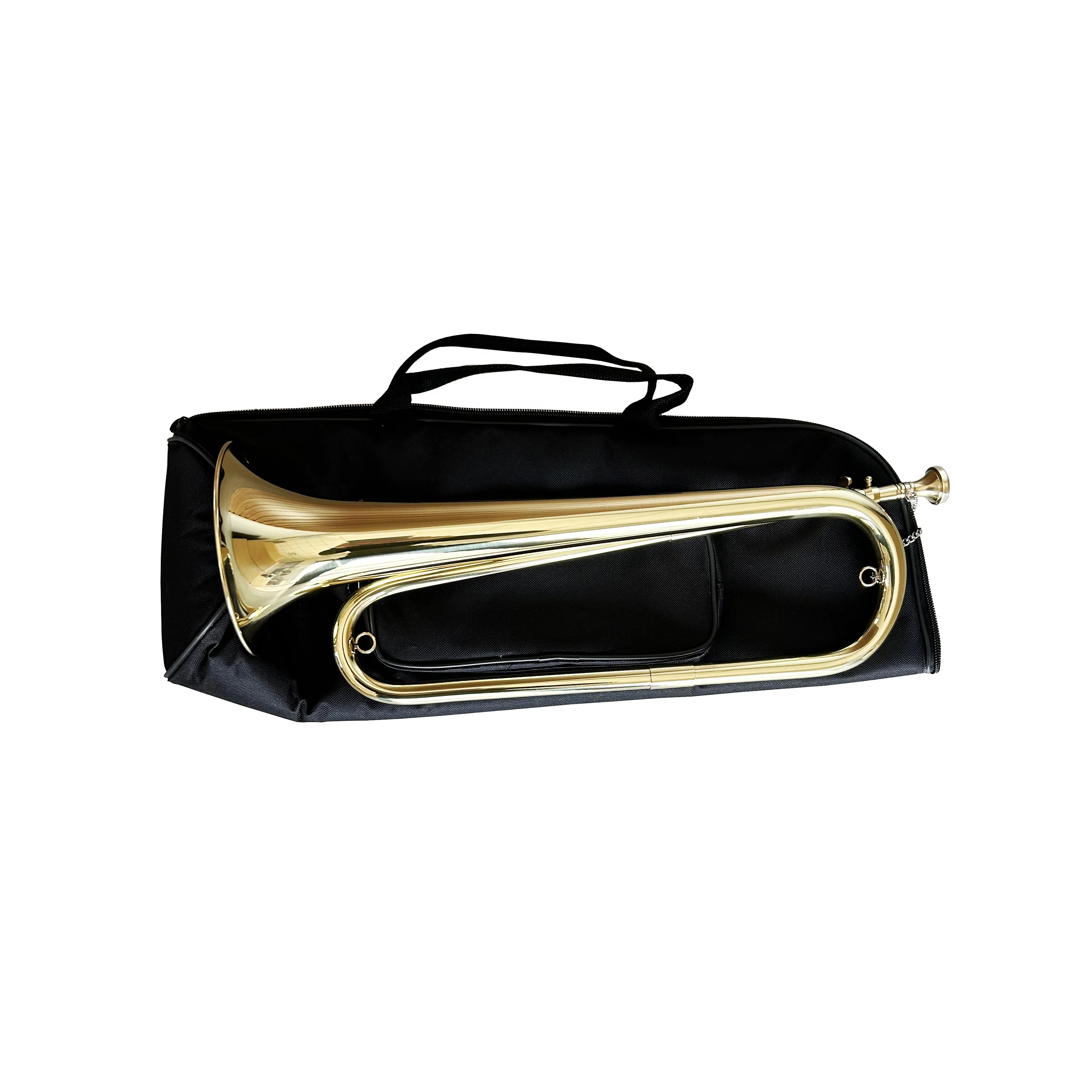 بوق ذهبي عالي الجودة JYBU601 BB لهجة مصنع جسم نحاسي رخيص مع سطح ورنيش ذهبي للطلاب