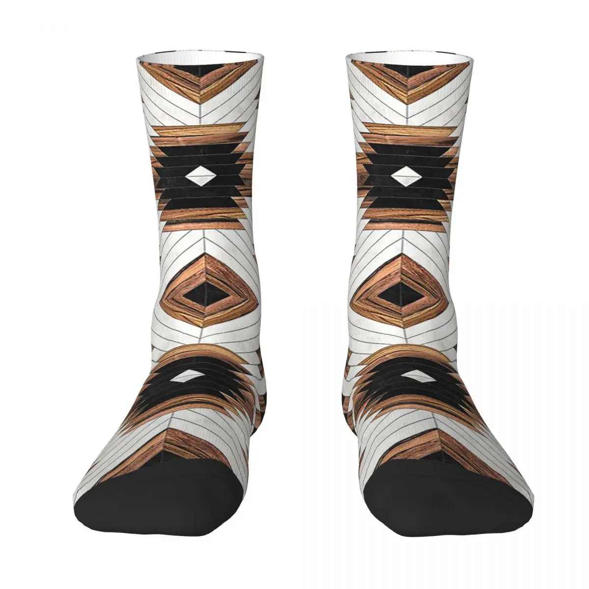 Urban Tribal Pattern No.5 Aztec Concrete And Wood Socks Harajuku Stockings All Season Long Socks for Man's Woman's Birthday Gift