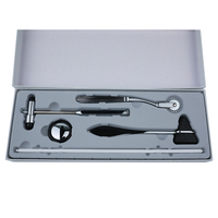 ETOPOO 5 Piece Set with Pointed, Round, Triangle, T-Shaped Hea Neurological Hammer, Percussion Hammer Neurological Reflex Hammer