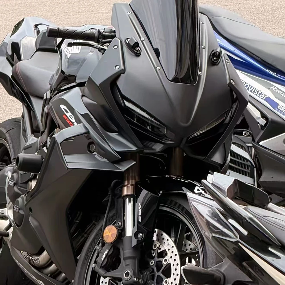 For HONDA CBR650R CB650R 2019-2023 Motorcycle Aerodynamic MOTO GP Wing Kit Side Wing Fixed Wing Spoiler Fairing Accessories