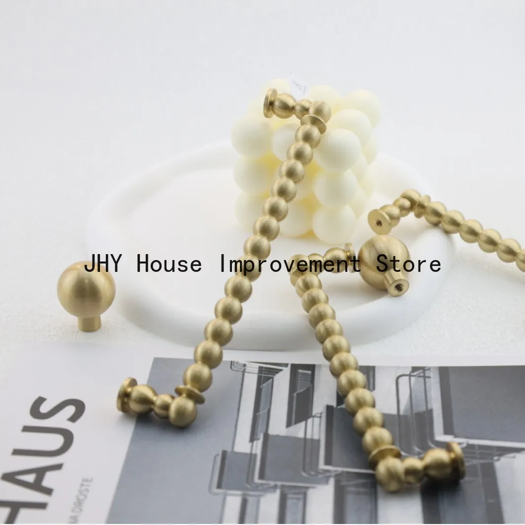 European Furniture Hardware Handle American Drawer Knob Luxurious Brass Shoe Cabinet Knob Creative Cabinet Brass Handle