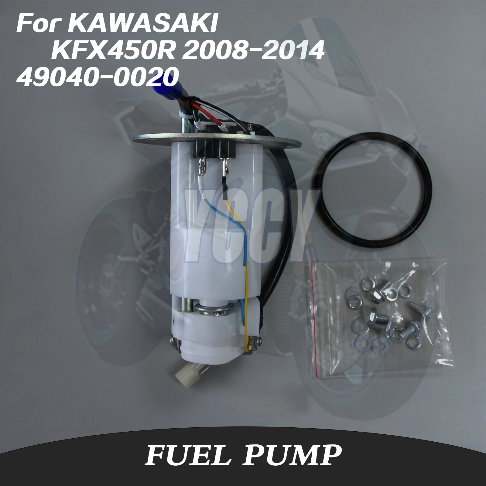 Ensemble de pompe à carburant pour moto, impeccable, adapté à KAWASAKI KFX450R KFX 450 R 2008-2014 49040-0831 490400020