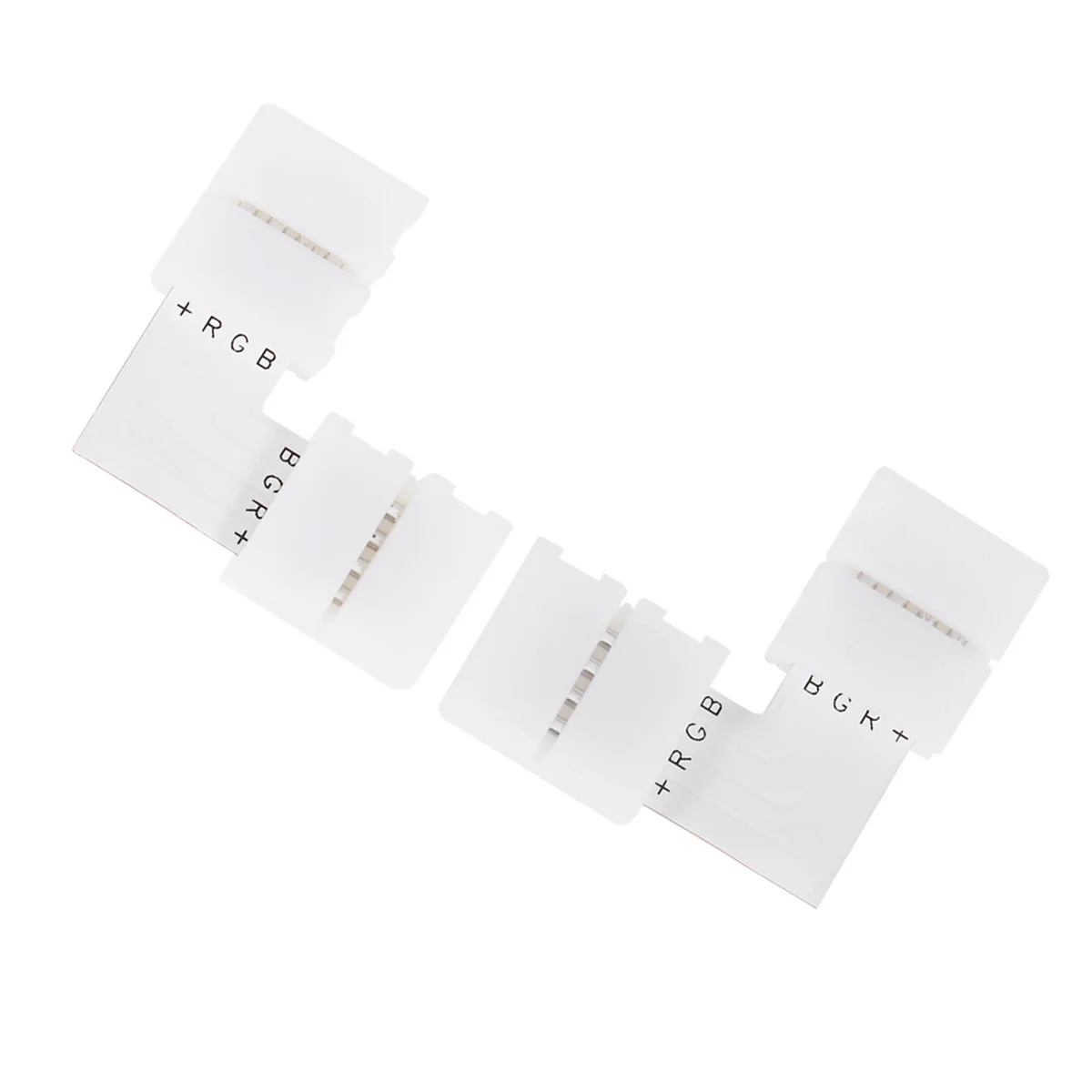 

20Pcs LED Strip Light Connector Quick Power Supply Lightweight Storage Must Have Component Join LED Strip Together