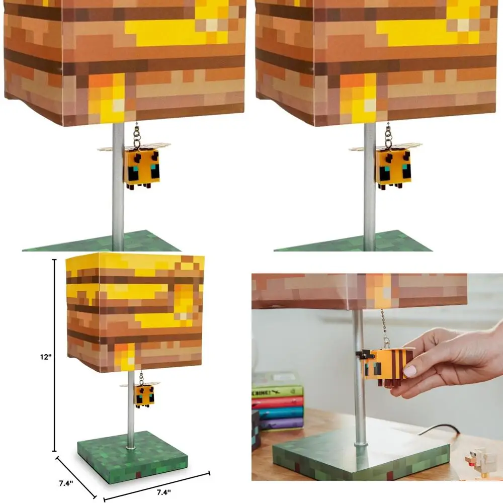 

3D Bee Nest LED Desk Lamp - Yellow Mood Light for Kids' Rooms, Bedrooms, and Living Spaces