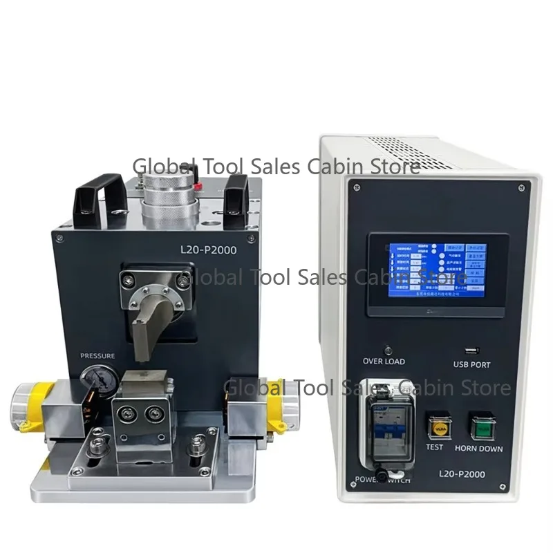 Hot Selling 2000W Ultrasonic Metal Welding Machine  Lithium Battery Polymer Battery Ultrasonic Welding Machine