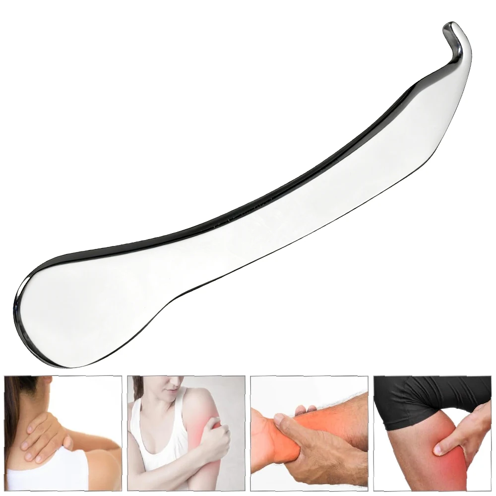 1pcs  Medical Grade Stainless Steel Gua Sha Tool,Soft Tissue Mobilize Physical Therapy Scraping Board,Chiropractic Massage Tool