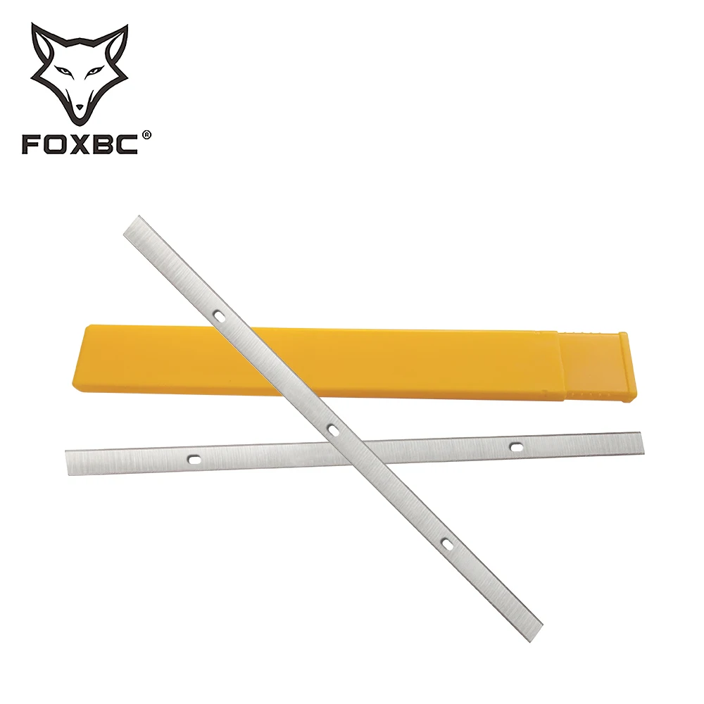 Foxbc 333x12x1.5mm substituir lâmina plaina para hafco T-13A plaina w813 dupla face-conjunto de 2