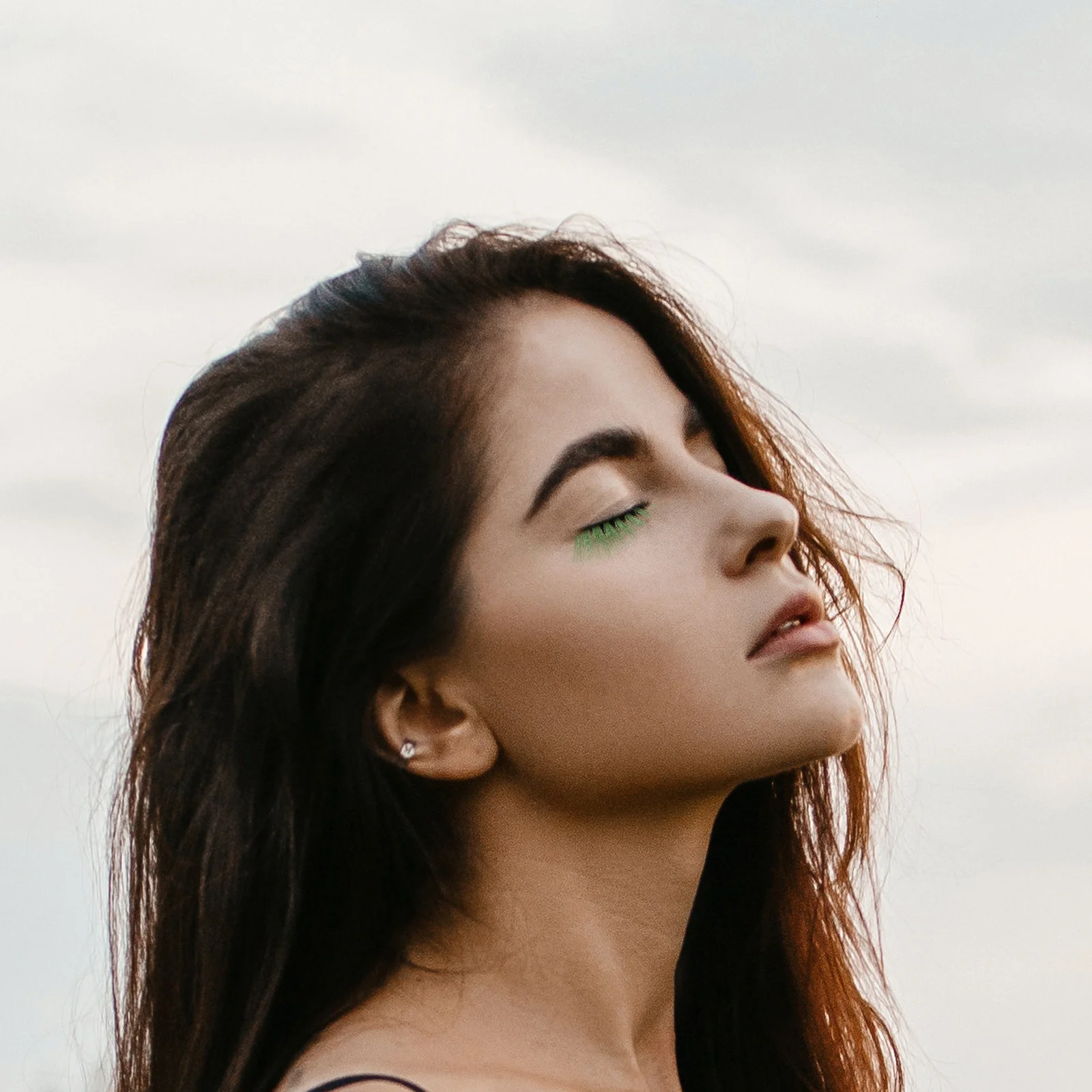 Cílios coloridos 3d densos cílios para cílios densos festa halloween cosplay maquiagem feminino acessórios para os olhos