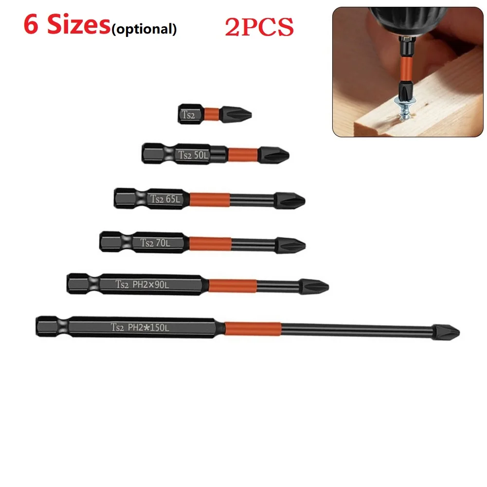 Alloy Steel Screwdriver Bit Cross Screwdriver 25/50/65/70/90/150mm Alloy Drill Bit Hand Tools Workshop Equipment