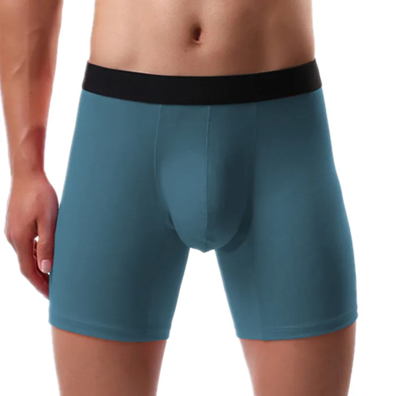 

Мужское нижнее белье, хлопковые шорты-боксеры Homme Ropa, трусики средней длины для мужчин, удобные U-образные выпуклые трусы с мешочком, мужские M-XXL