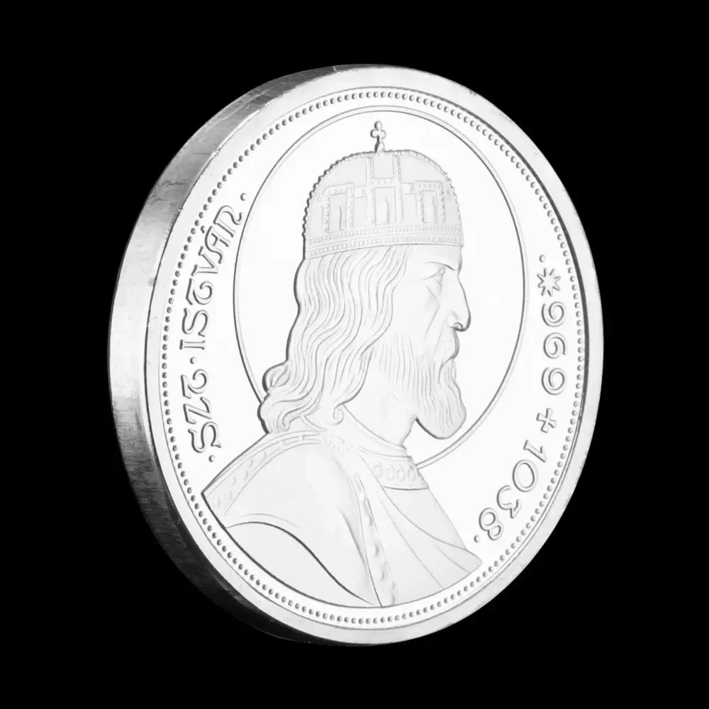 The Kingdom of Hungary Souvenir Coin Collectible Art Gift Copy Silvery Plated Commemorative Coins Home Decoration